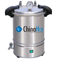 Portable type of stainless steel pressure steam sterilizer (